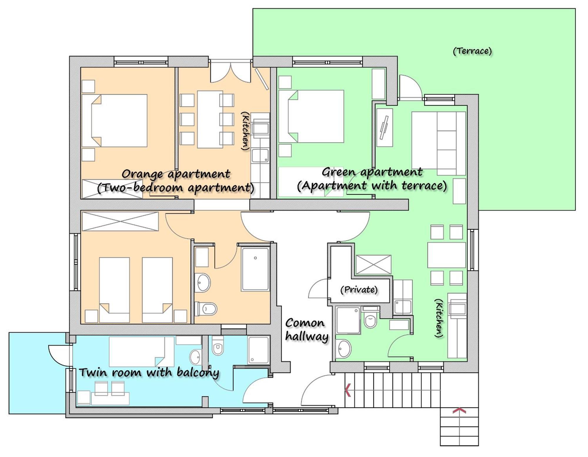 Apartment And Room Anica Tolmin Eksteriør bilde